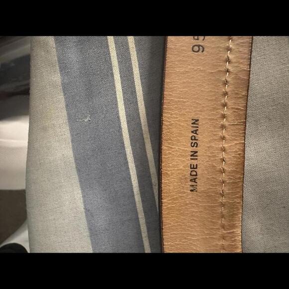 Massimo Dutti two-tone leather and suede belt Size 38 - Picture 5 of 6